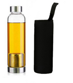 Adventure Sip: Portable Heat-Resistant Glass Tea Cup